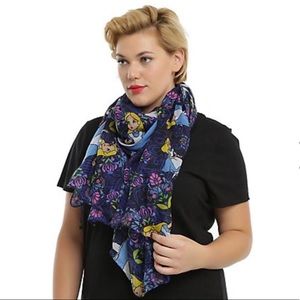 Alice in wonderland Loungefly scarf